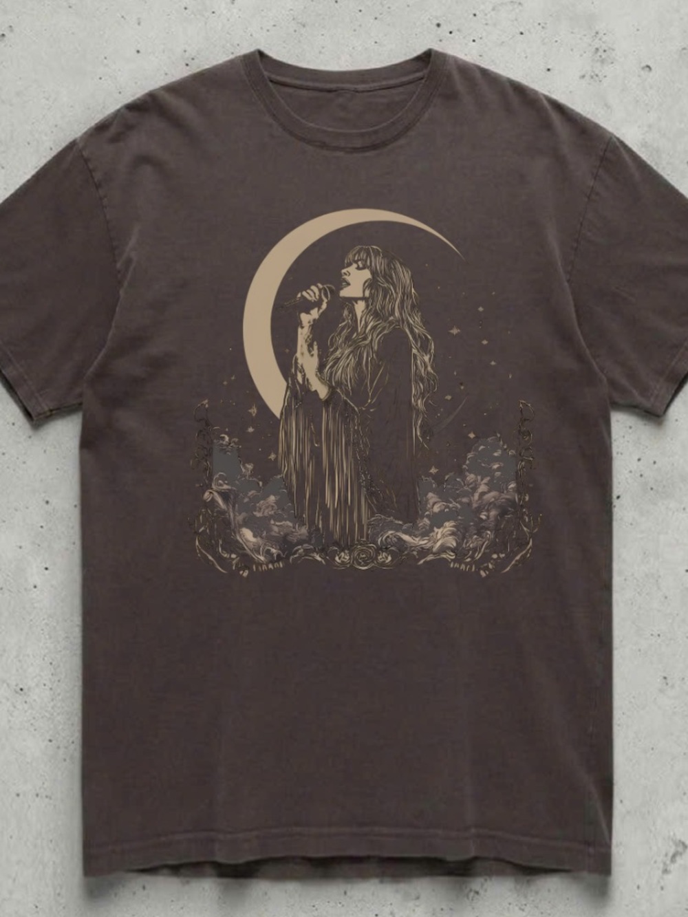 Stevie Nicks Moonlight Portrait Tee | Fleetwood Mac | Mystical  | Band Lover